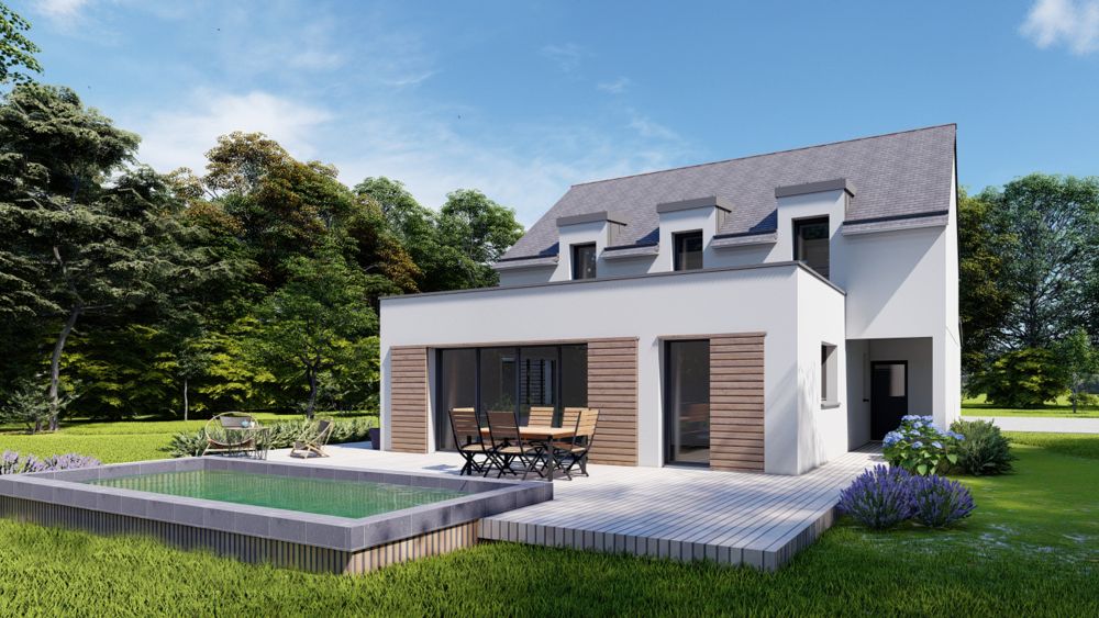 Constructeur-maison-Etel-56vue-jardin-Be-Home
